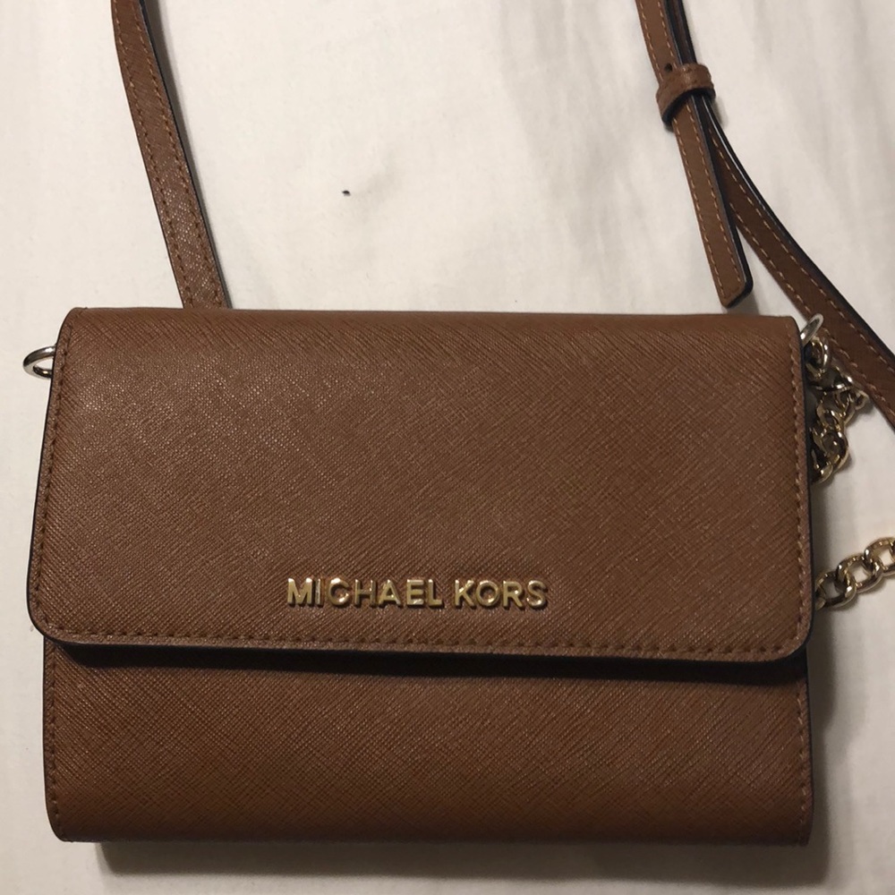 Jet Set Travel Saffiano Leather Crossbody